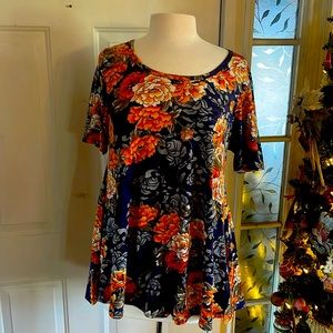 Lularoe purple and orange perfect M NWT